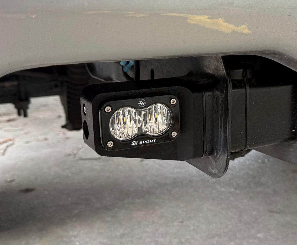 Super Duty Reverse Light Upgrade – No-Drill Hitch Tube Mount (Baja Designs S2/S1)