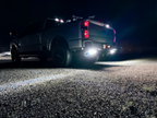 Ford F-250 F-350 F-450 Super Duty reverse light mount kit with LED light pod brackets
