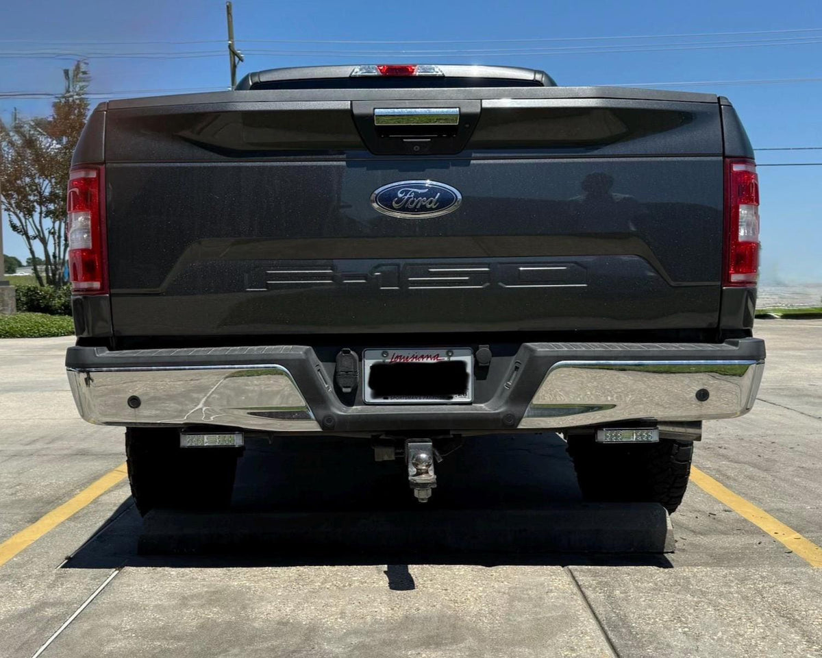 F-150 Reverse Light Upgrade – No-Drill Hitch Tube Mount (2015–2026)