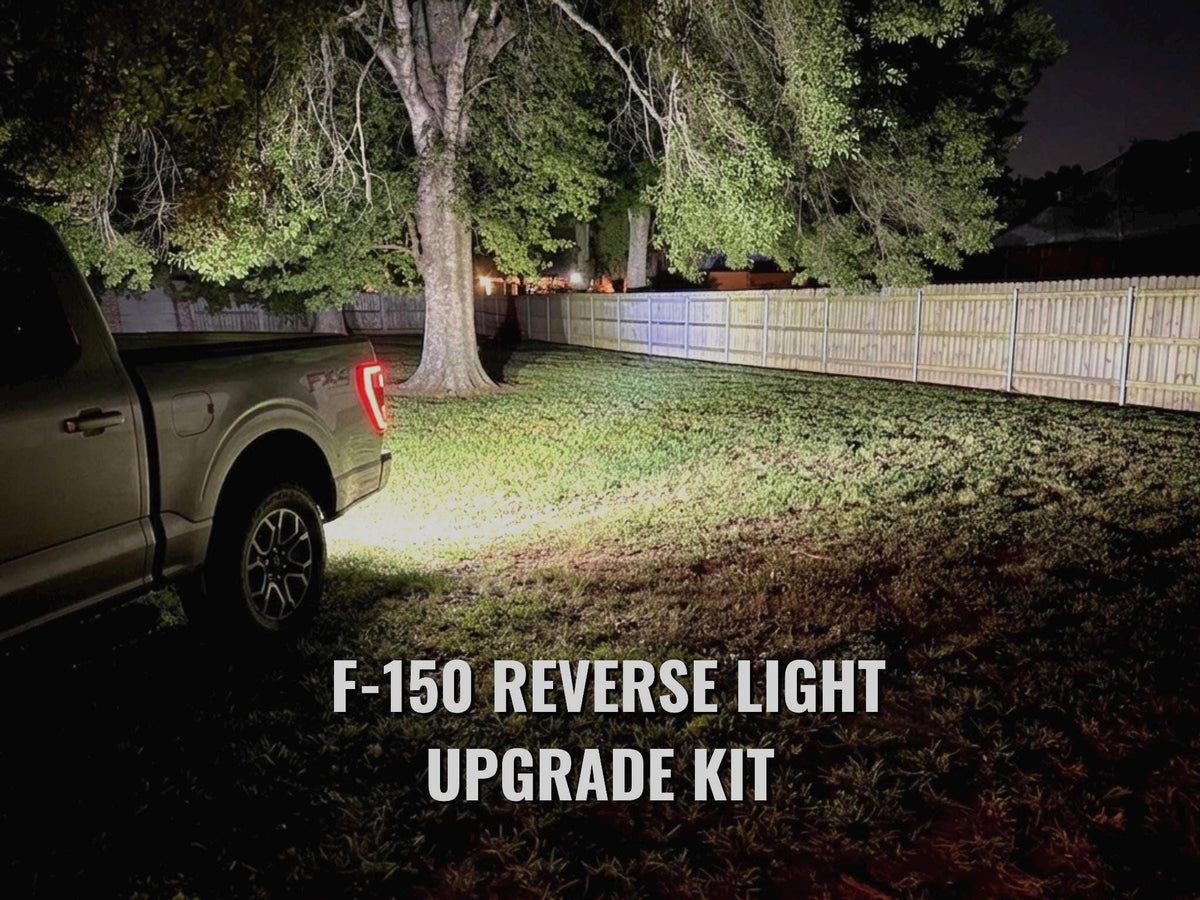 F-150 Reverse Light Upgrade – No-Drill Hitch Tube Mount (2015–2026)