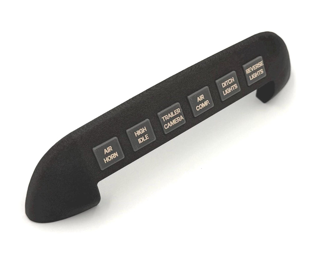 Super Duty Upfitter Switch Guard – Momentary Conversion & Custom Labels (2023+)