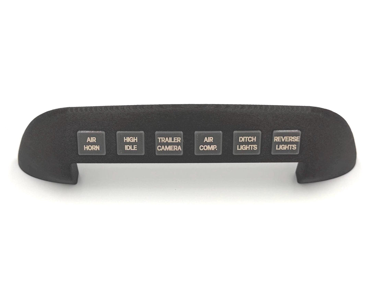 Super Duty Upfitter Switch Guard – Momentary Conversion & Custom Labels (2023+)